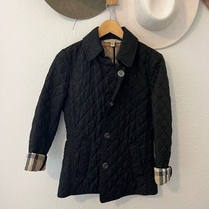 Burberry Brit Black Quilted Logo Jacket